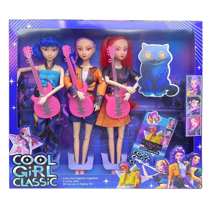 2026 Hot 3 Trendy Kpop Devil Hunter Dolls, Vinyl Dolls, Dolls, Christmas Gifts, Birthday Gifts, Halloween Gift Girls' Toys